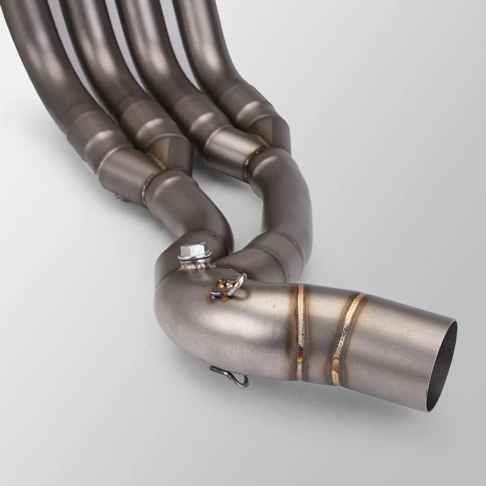 For CBR650R CB650F CB650R CBR650F 2018-2022 Front Link Pipe Exhaust System Modify 51mm Carbon Fiber Muffler